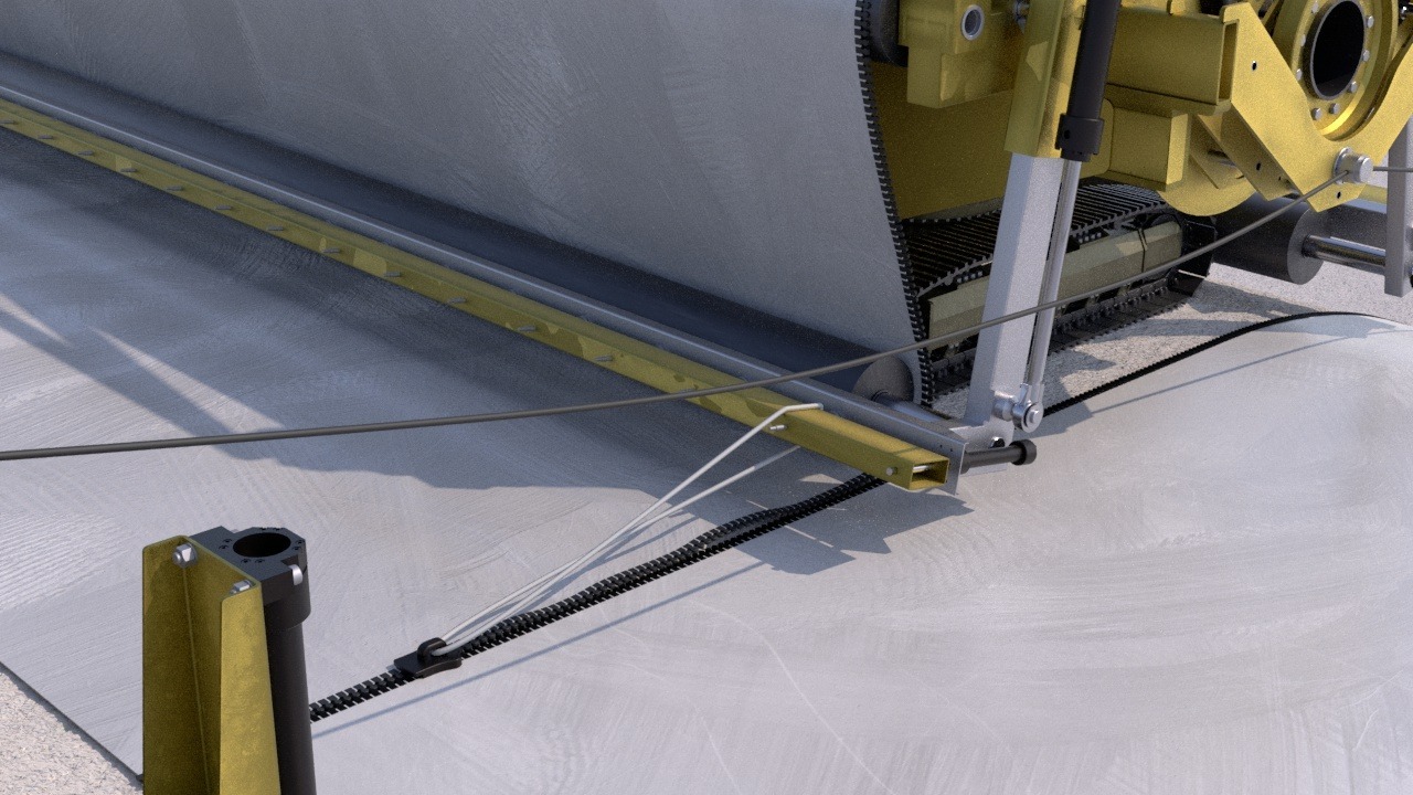 Submerged liner installation